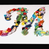 quilling letter M 1
